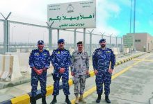 صورة القوة الأمنية الكويتية غادرت السعودية للمشاركة في فعاليات التمرين الخليجي المشترك