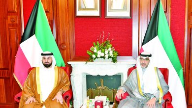 صورة وزير الديوان الأميري استقبل الرئيس التنفيذي لبريد الإمارات
